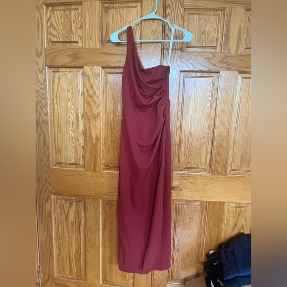 Celebrate - DB Studio - One-Shoulder Dress w/ Slit - Picture 1 of 6